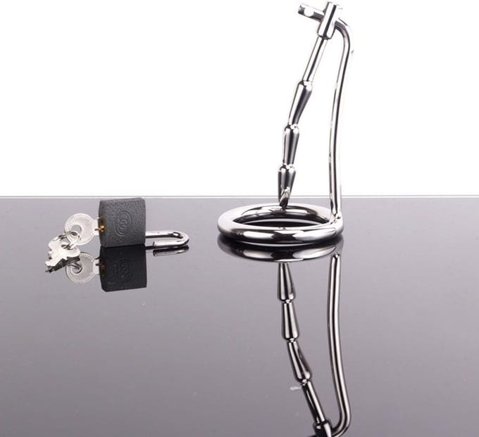 Cock trap met ribbels - 45 mm