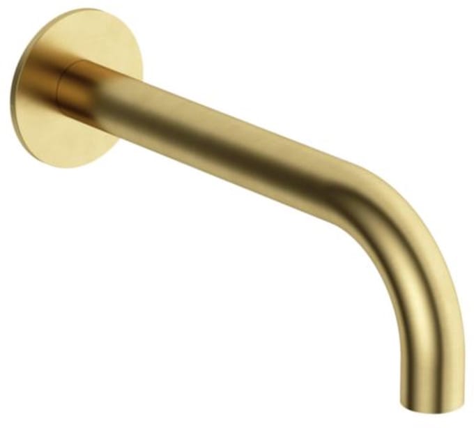 Hotbath Cobber CB7098 uitloop 23cm geborsteld messing PVD