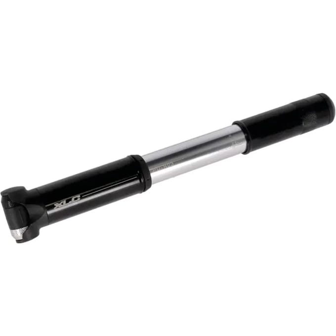 XLC PU-R03 Race Mini Fietspomp - Aluminium - Zwart/Zilver