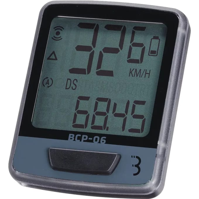 BBB Cycling Fietscomputer Bedraad - Kilometerteller Fiets - 10 Functies - Snelheidsmeter Fiets - Zwart/Zilver - DashBoard 10 BCP-06