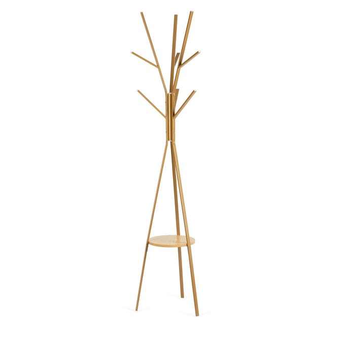 Massido MS-869 - Metalen Kapstok - Stabiele Driepoot - 181 cm Hoog - Extra Plank