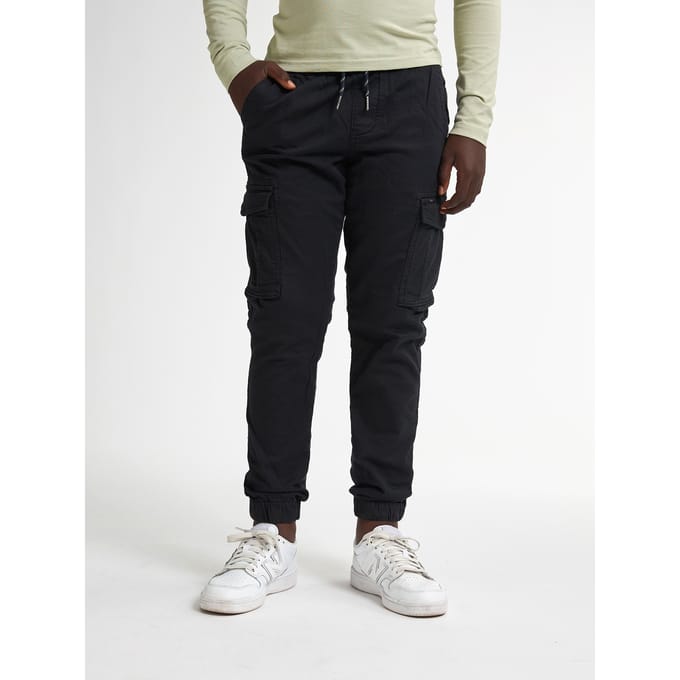 Petrol Industries - Jongens Cargo Jogger Conchview - Zwart