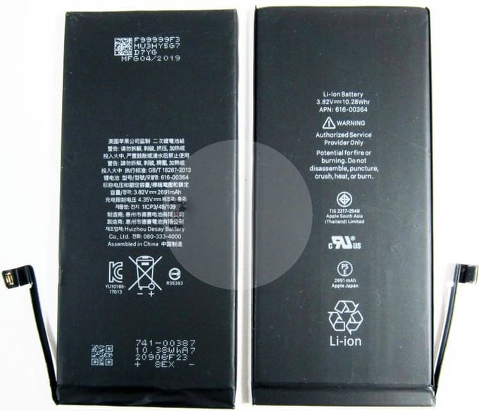 Voor Apple iPhone 8 Plus batterij Vervangen Accu Li-ion + Gratis Gereedschapset 8 in 1