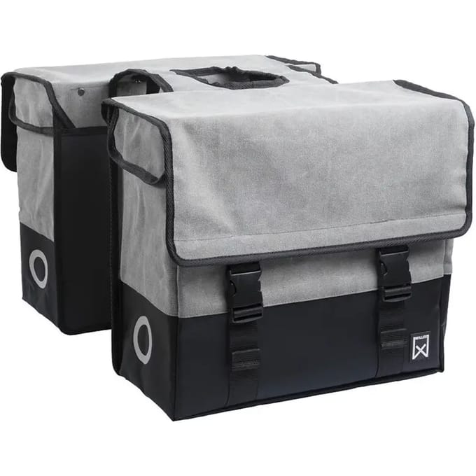 Dubbele bagagedrager tas Willex Canvas Plus