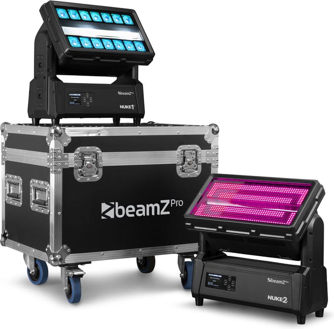 BeamZ Professional FLCNK02 Flightcase voor 2x NUKE fixtures