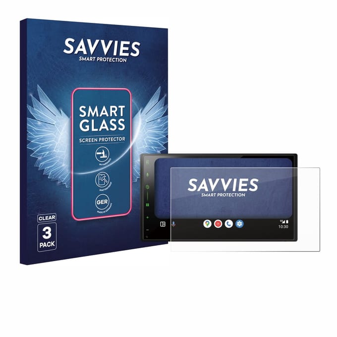 3 Stuks Savvies Screenprotector - geschikt voor Pioneer SPH-DA77DAB - beschermfolie glas transparant