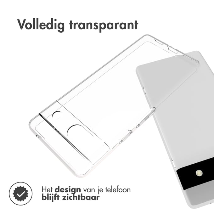 Accezz Hoesje - Geschikt voor Google Pixel 7a - Clear Backcover - Transparant