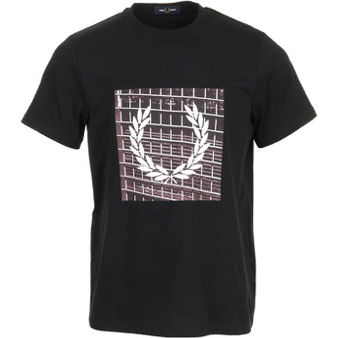 T-shirt Korte Mouw Fred Perry Laurel Wreath Graphic