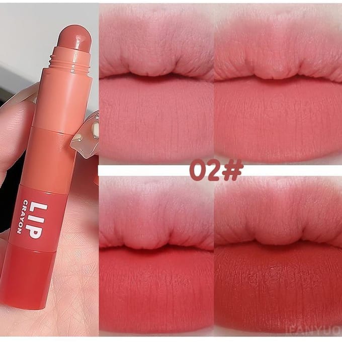 Rouge à lèvres mat 4 en 1, longue durée, maquillage, teinte facile à colorer, brillant à lèvres imperméable pink