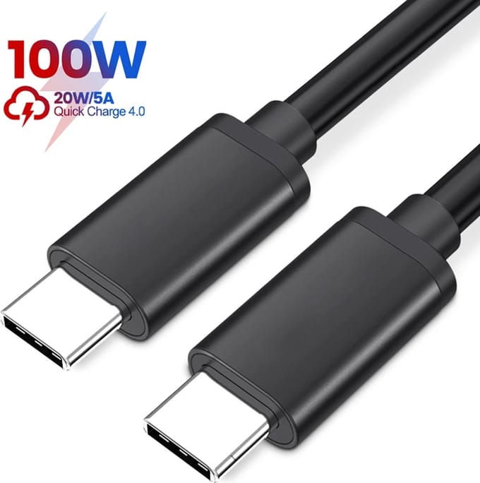 Usb c naar usb c kabel - Smartkabel - Snel laad kabel - data overdracht - extra sterk en duurzaam -1 meter.