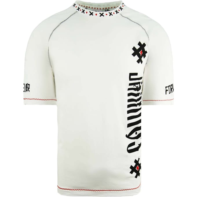 Puma x Jahnkoy Korte Mouw Crew Neck Wit Heren T-shirt 596682 02