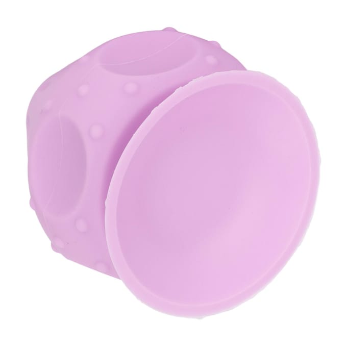 Siliconen Myofasciale Release Bal Triggerpoint Massagebal Monteerbare Zuignap Wandmassageapparaat paars