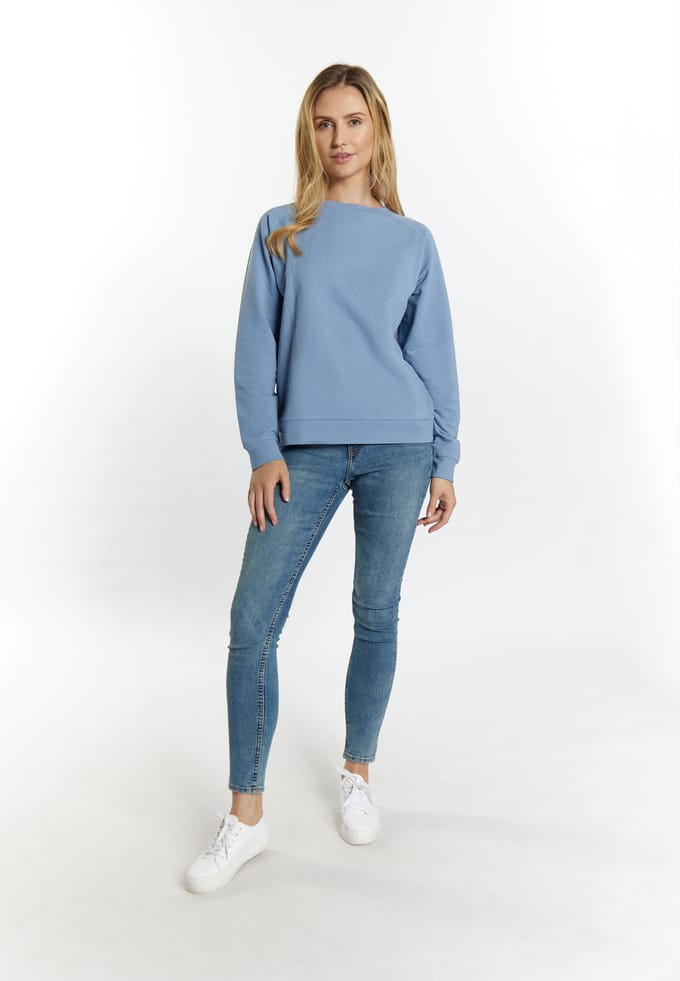 usha Sweatshirt Dames denimblauw