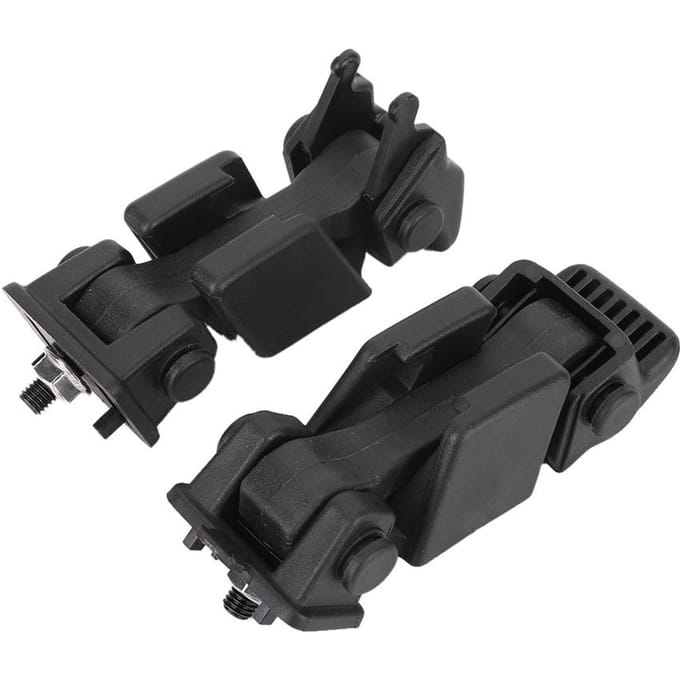 2 STUKS Auto Motorkap Vanghaak Accessoire Past voor Jeep Wrangler JK 20072017 black