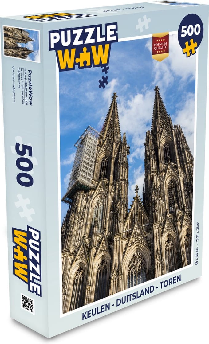 Puzzel Keulen - Duitsland - Toren - Legpuzzel - Puzzel 500 stukjes