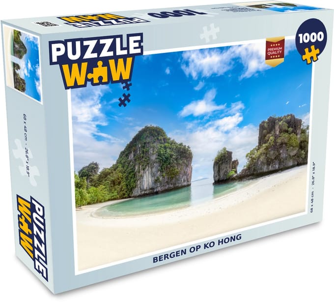 Puzzel Bergen op Ko Hong - Legpuzzel - Puzzel 1000 stukjes volwassenen