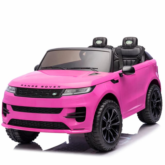 Range Rover Sport 24V 2 persoons kinderauto Roze