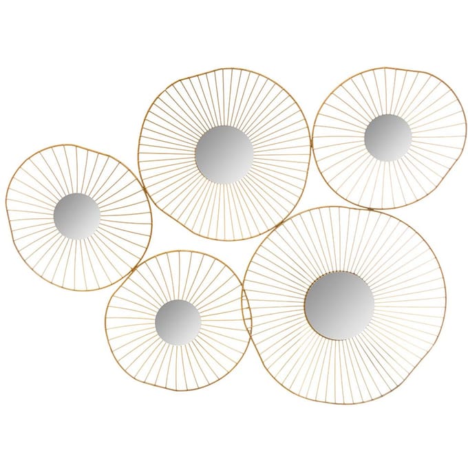 Eazy Living Wandspiegel 79 x 60,5 cm Finou Goud