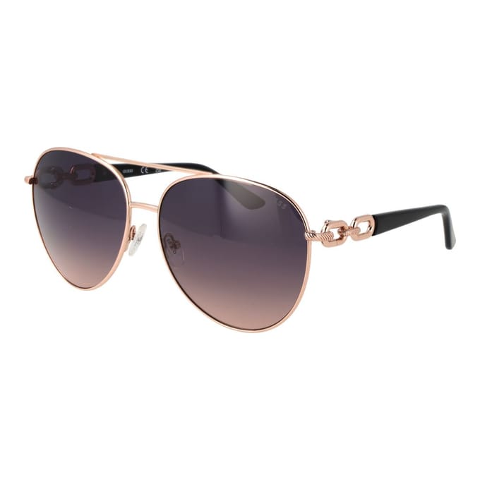 Guess Roze Gouden Metalen Zonnebril