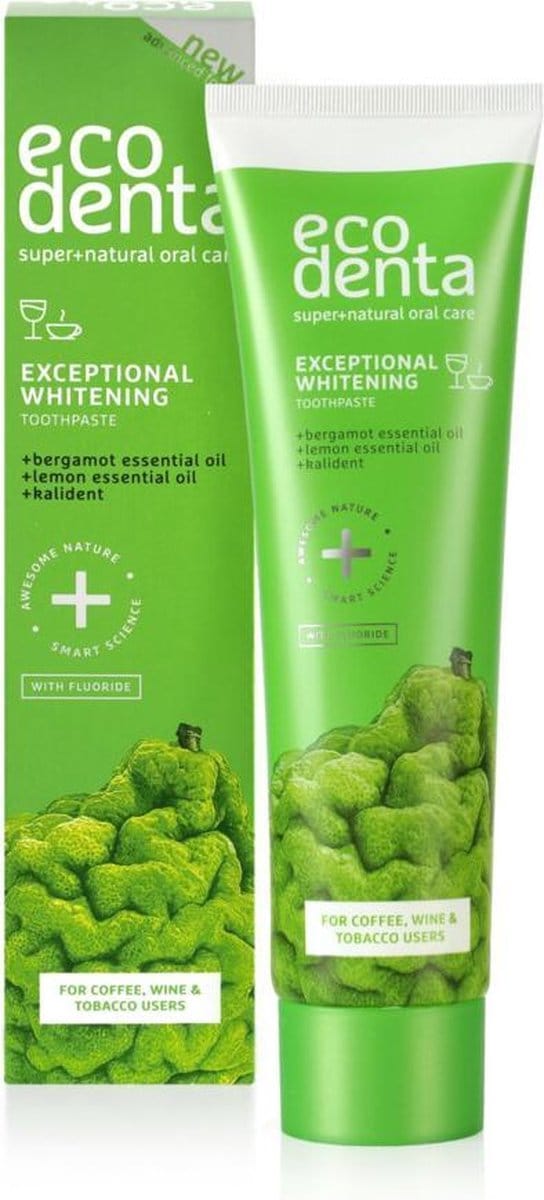 Ecodenta Tandpasta Whitening Special - Anti Drank/Rook - 100ml