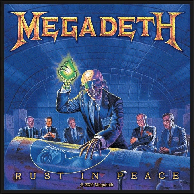 Megadeth - Rust In Peace Patch - Multicolours