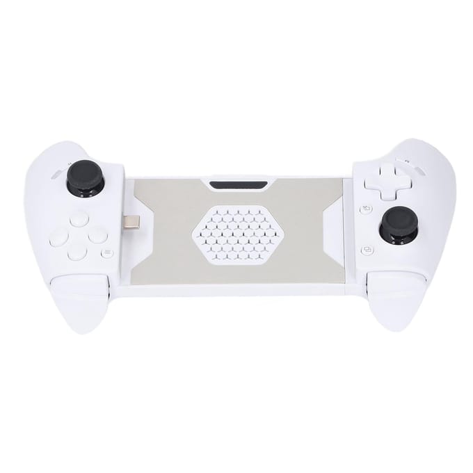 Mobiele Gamecontroller Type C Bedraad Bluetooth Draadloos Turbo Auto Fire Mobiele Telefoon Gaming white