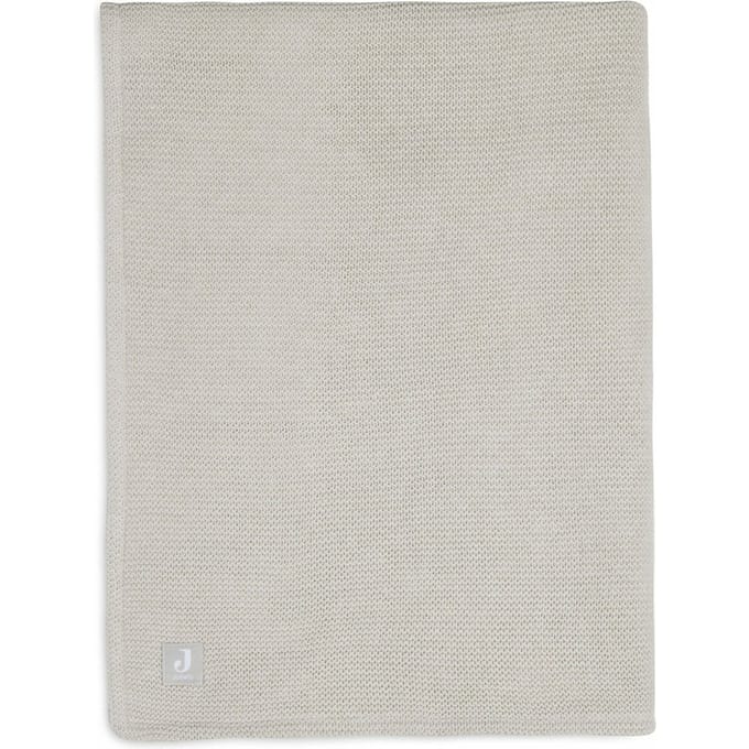 Jollein Baby Deken Ledikant 100x150cm Basic Knit - Nougat/Fleece