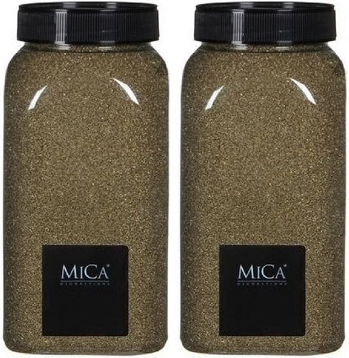 Decoratie/hobby zand goud 2 kg - Home Deco - Woonaccessoires - decoratie materialen