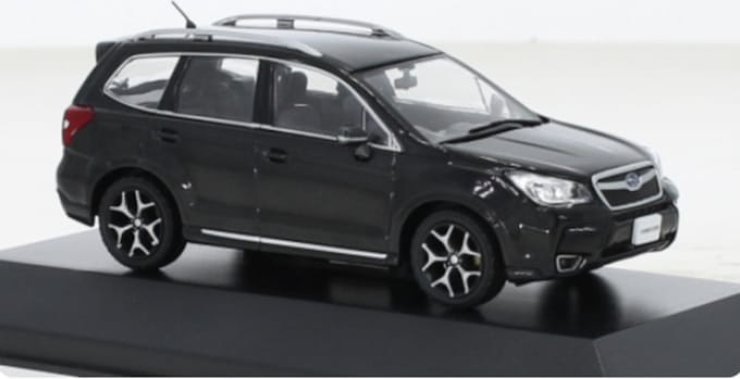 Subaru Forester 2013 Zwart - Model 1/43 - First:43