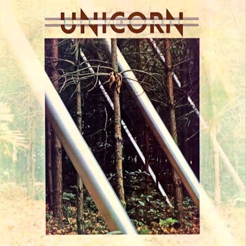 Blue Pine Trees - Unicorn