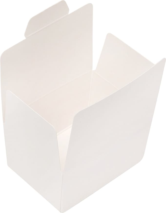 BrandNewCake® Bonbondoosje Wit Glans - 125 gram - 25 Stuks
