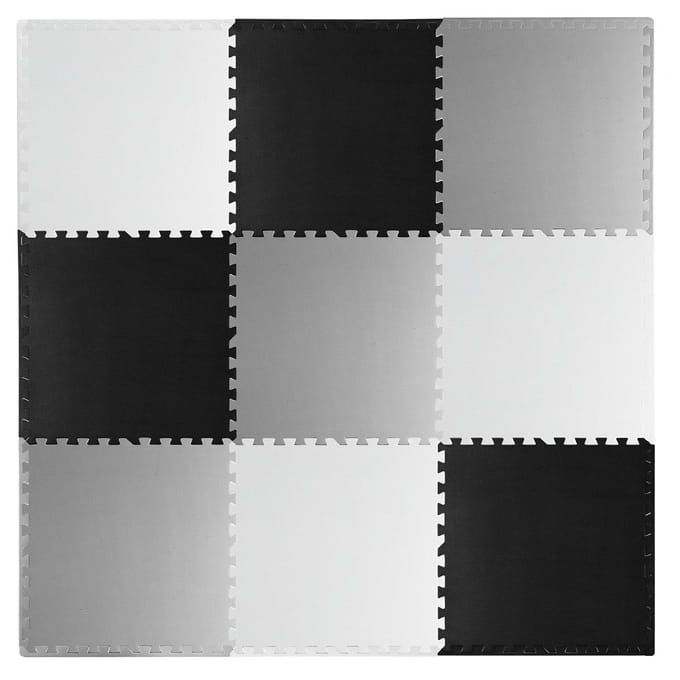 Grote schuimrubberen puzzelmat Ricokids 180x180cm 9 stuks