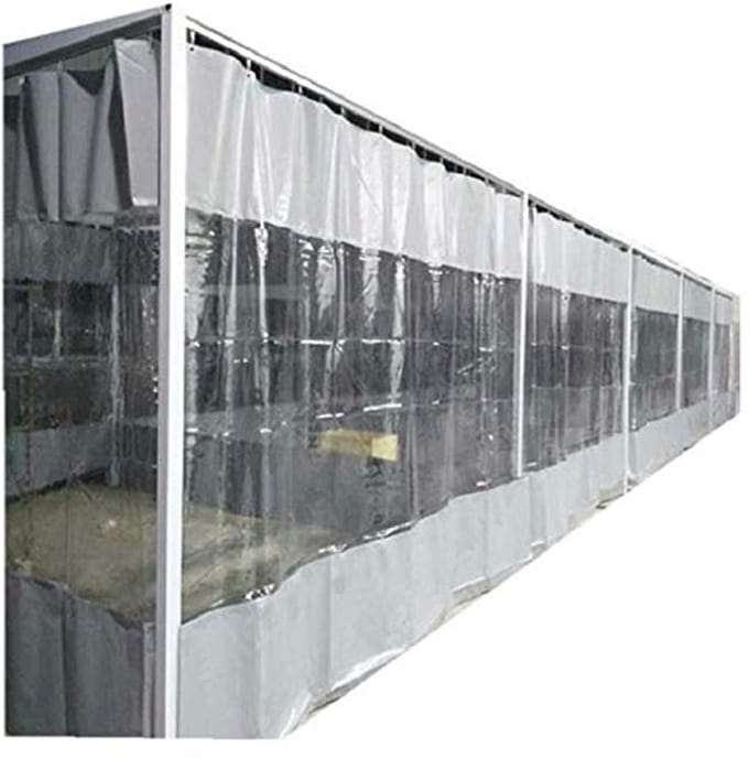 Windscherm PVC 0,5 mm voor Buitengebruik - Warmte Gordijn, Winddicht en Waterdicht