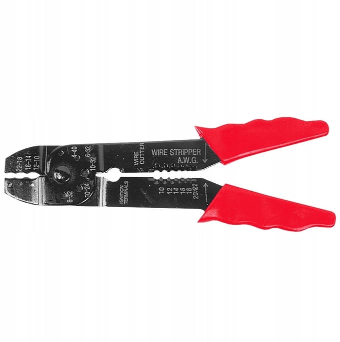 Top Tools Krimptang 200 mm voor Kabelogen