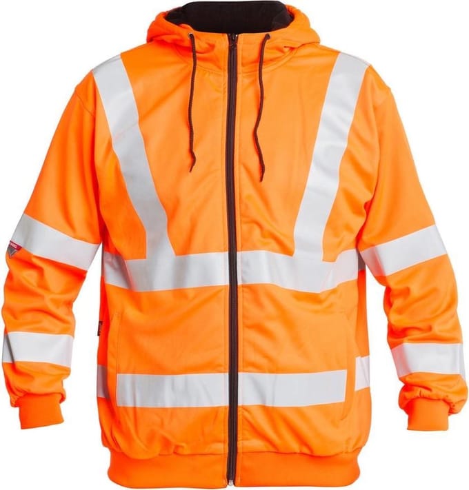 FE Engel Hoodie EN 20471 8010-228 - Oranje 10 - M