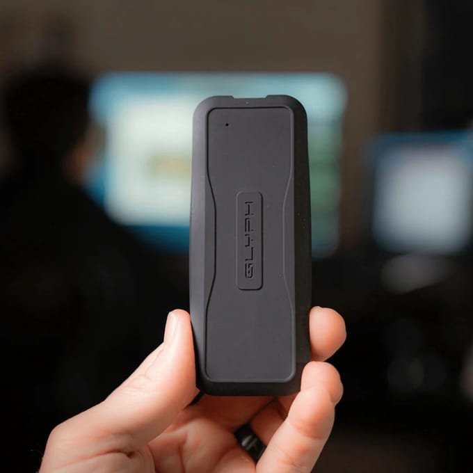 Glyph Atom EV SSD, 4 TB, USB-C (3.2, Gen 2), USB 3.0, Compatible with Thunderbolt 3