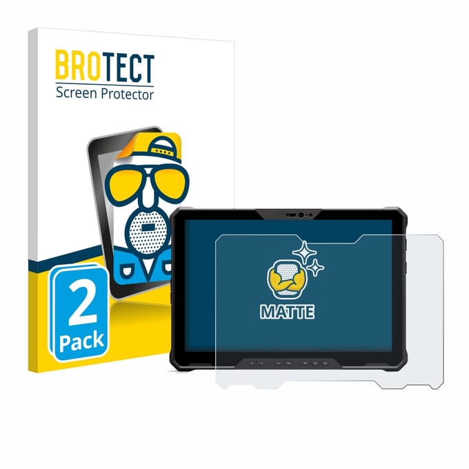 BROTECT - Screenprotector voor Dell Latitude 7230 Rugged Extreme - Folie Beschermfolie matte 2 Stuks