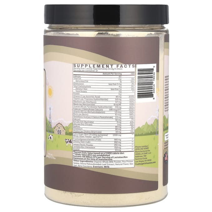 TruHeight, Complete Voeding voor Peuters, Vanaf 1 jaar, Zonder smaak, 156 gram (155,4 g)