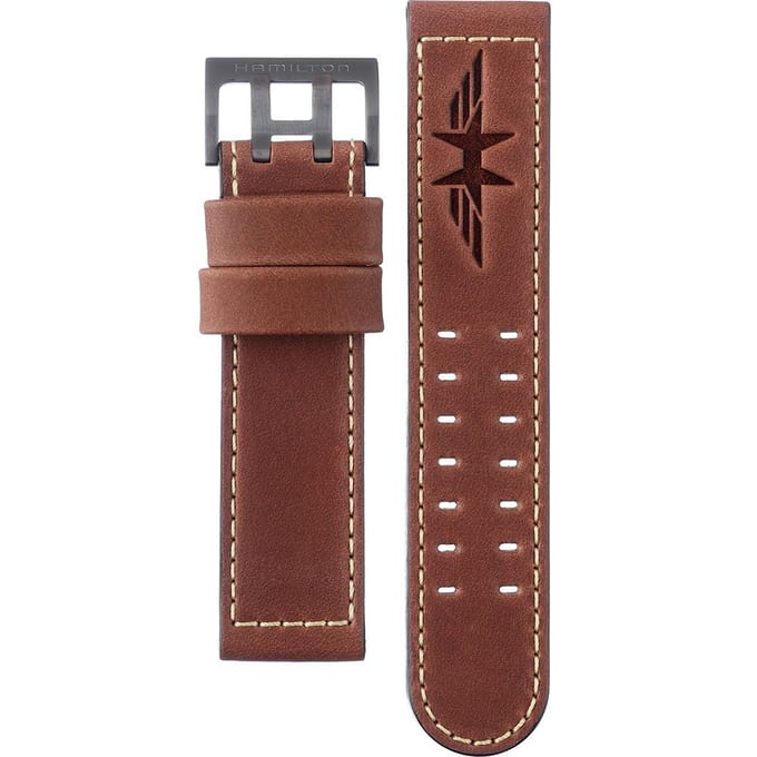 Hamilton Straps H690.647.104 Khaki King Horlogeband