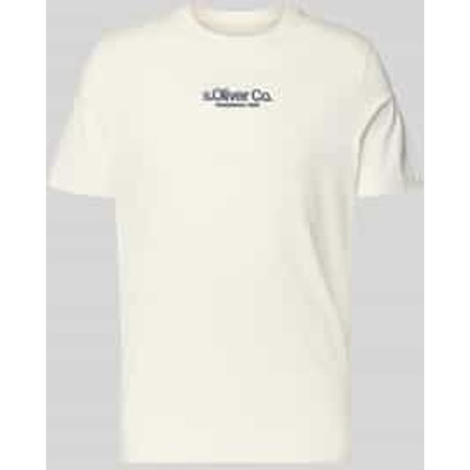 regular fit T-shirt van puur katoen