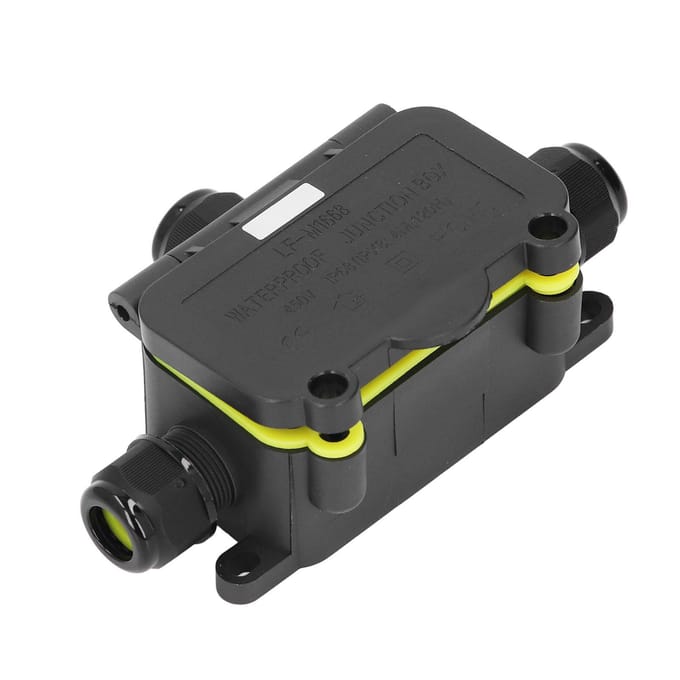 Boîte de Jonction Étanche Extérieure Électrique Plastique 3 Voies IP68 450V 40A LF M1668