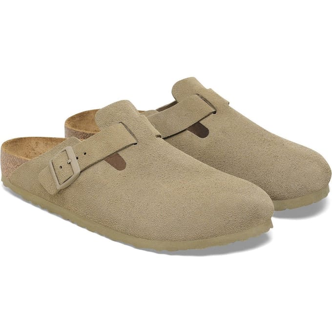 Leren slippers met doornsluiting, model 'Boston'