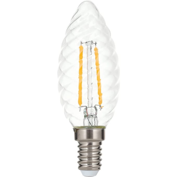 ORION LED kaarslamp E14 3W 2.700 K filament gedraaid