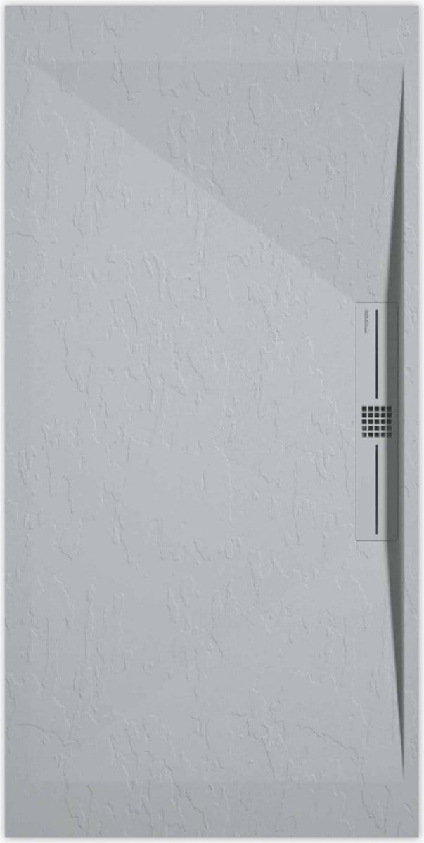 Sanifun douchebak Stone Side Gray 7035 Slate 1100 x 900 P