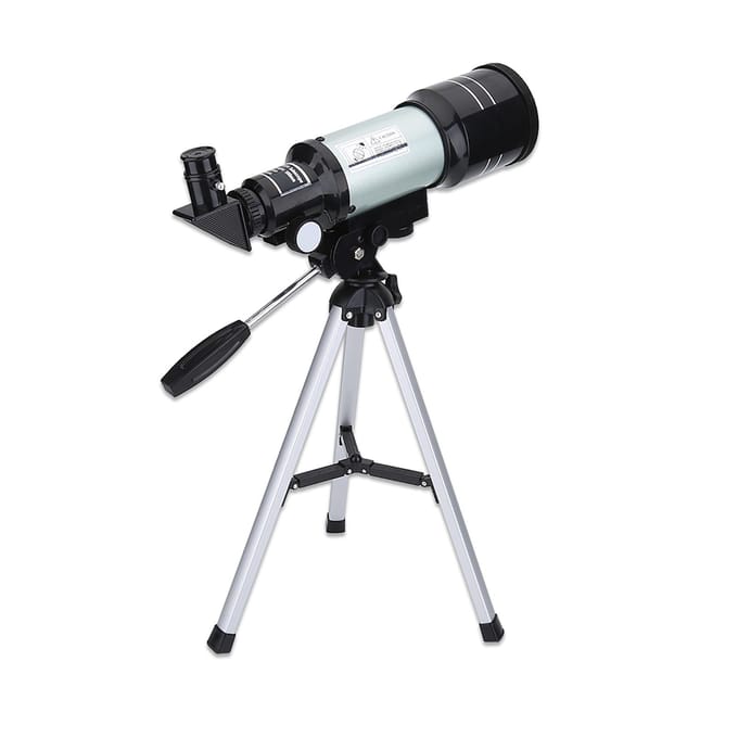 Télescope Astronomique Spatial Monoculaire Professionnel avec Trépied Portable pour Enfants noir