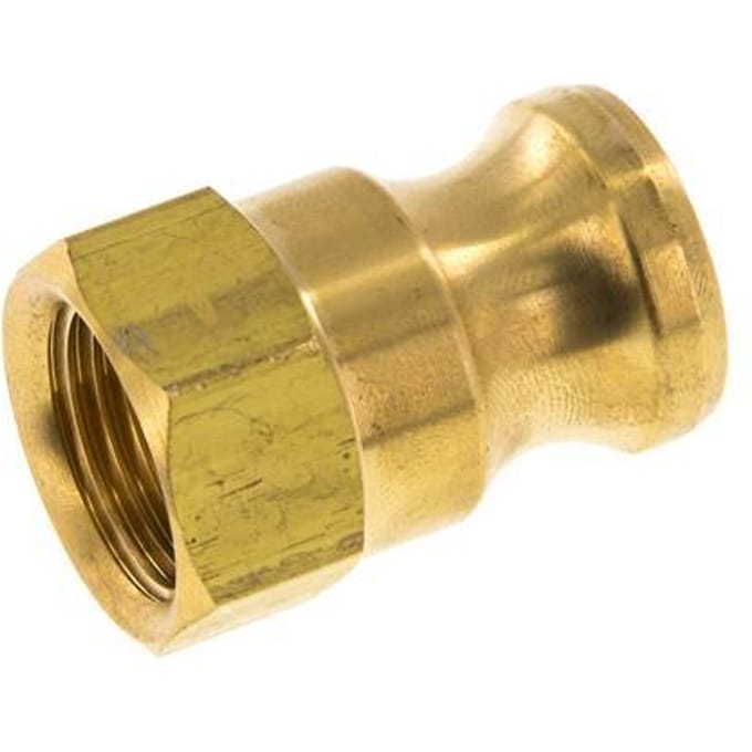 Camlock DN 15 (1/2'') Koppeling MessingRp 1/2'' met binnendraad Type A MIL-C-27487