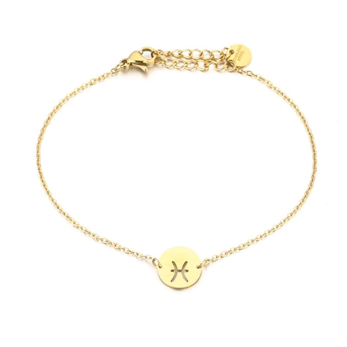 Bijoutheek Armband Pisces - Vissen Goud