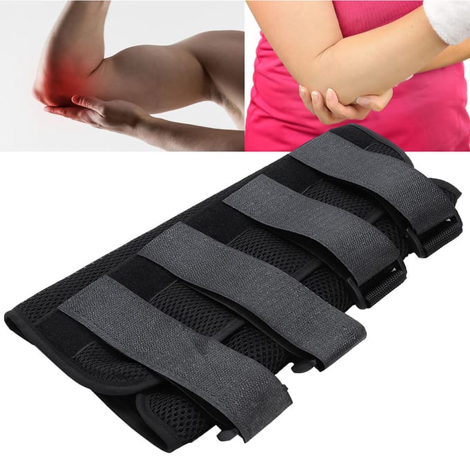 Professionele Armspalk Elleboogbrace Ondersteuning Elleboogoperatie Herstelhulpmiddel L L black