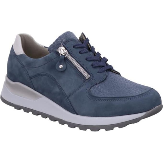 Waldlaufer Orthotritt Sneaker H64007 500 263 H Denim Blauw