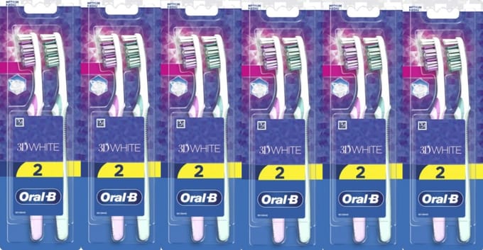 Oral-B 3D White Fresh Tandenborstel 12 stuks